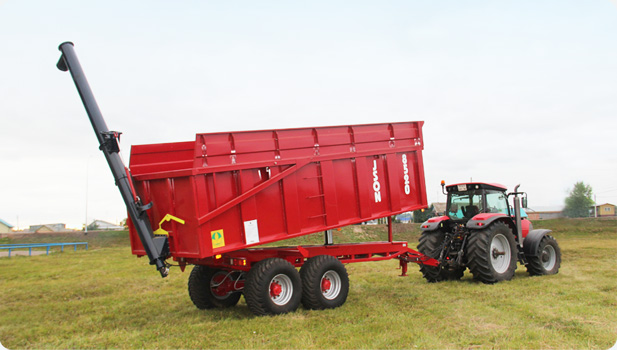 Прицеп тракторный ISON 8520/6700 c длиной кузова 6,7 м.